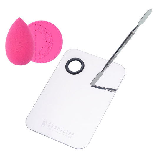 Character Multisolution (Sponge+Sponge Cleanser+Mixing Plate) - MTN001-KYAMSTORE