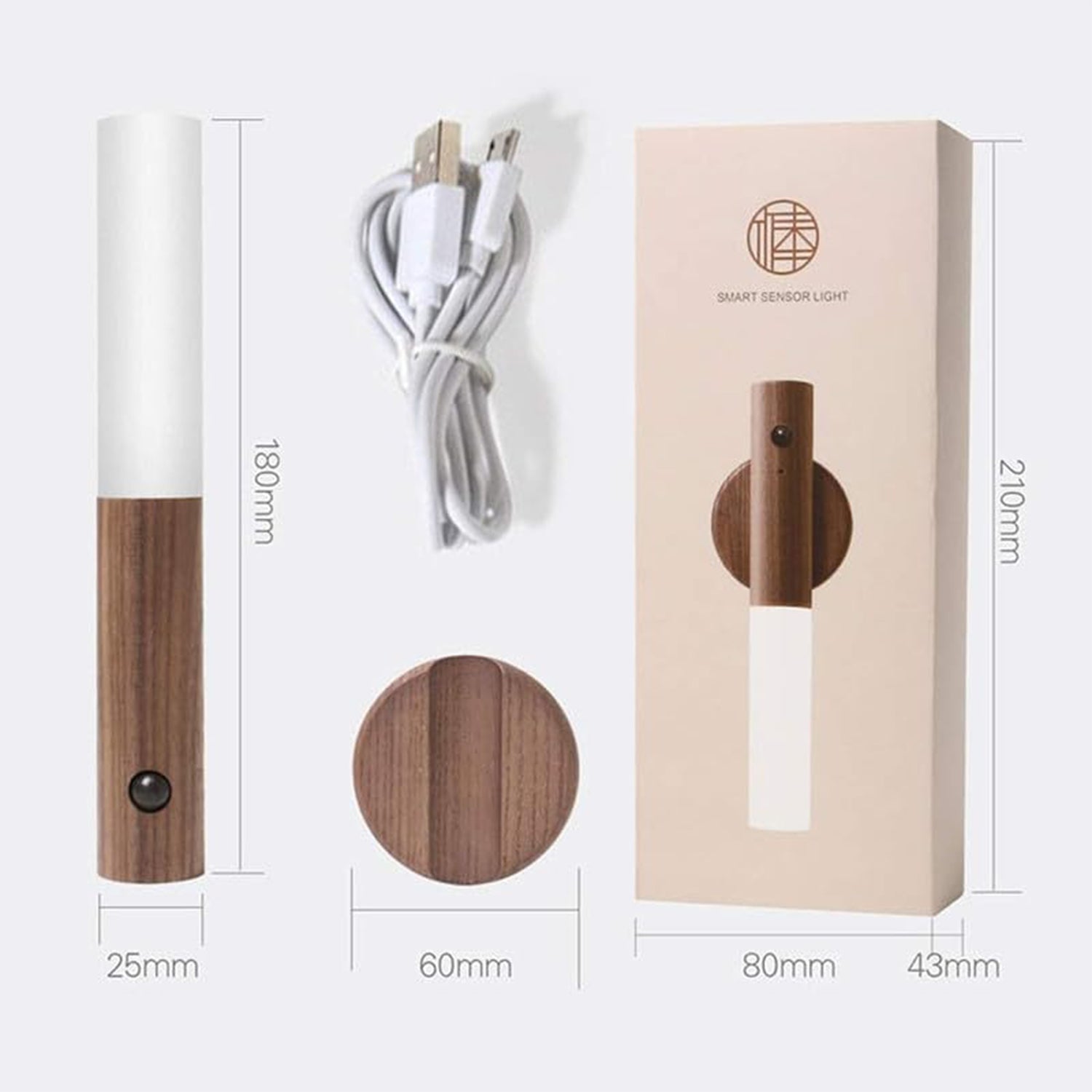 Motion Sensor Night Light with USB Charging-KYAMSTORE