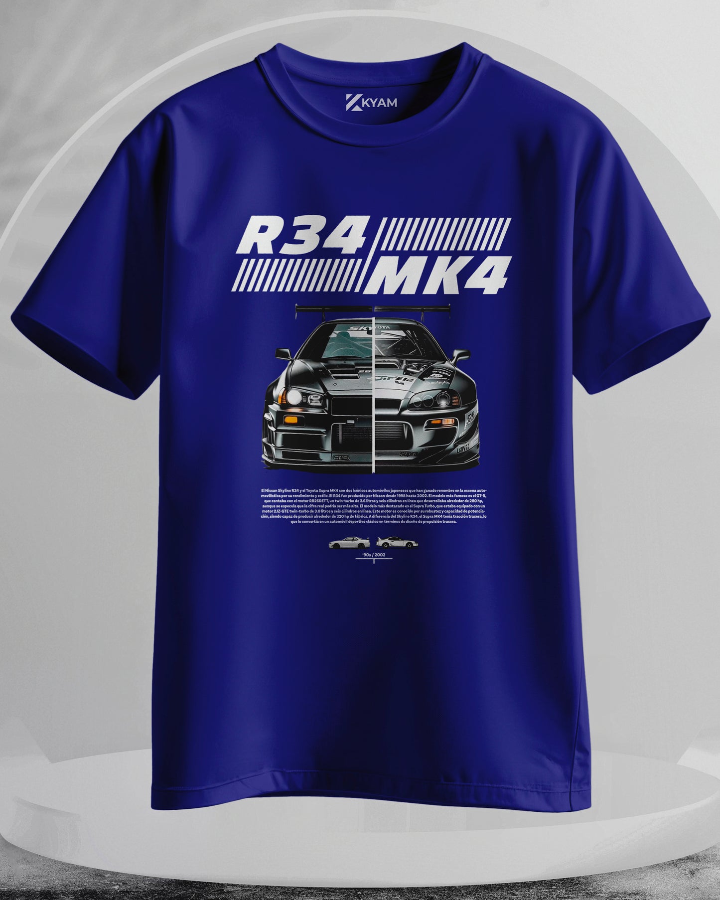 Nissan Skyline R34 | Toyota Supra MK4 - Men Stylish Printed T-Shirts – (Regular)