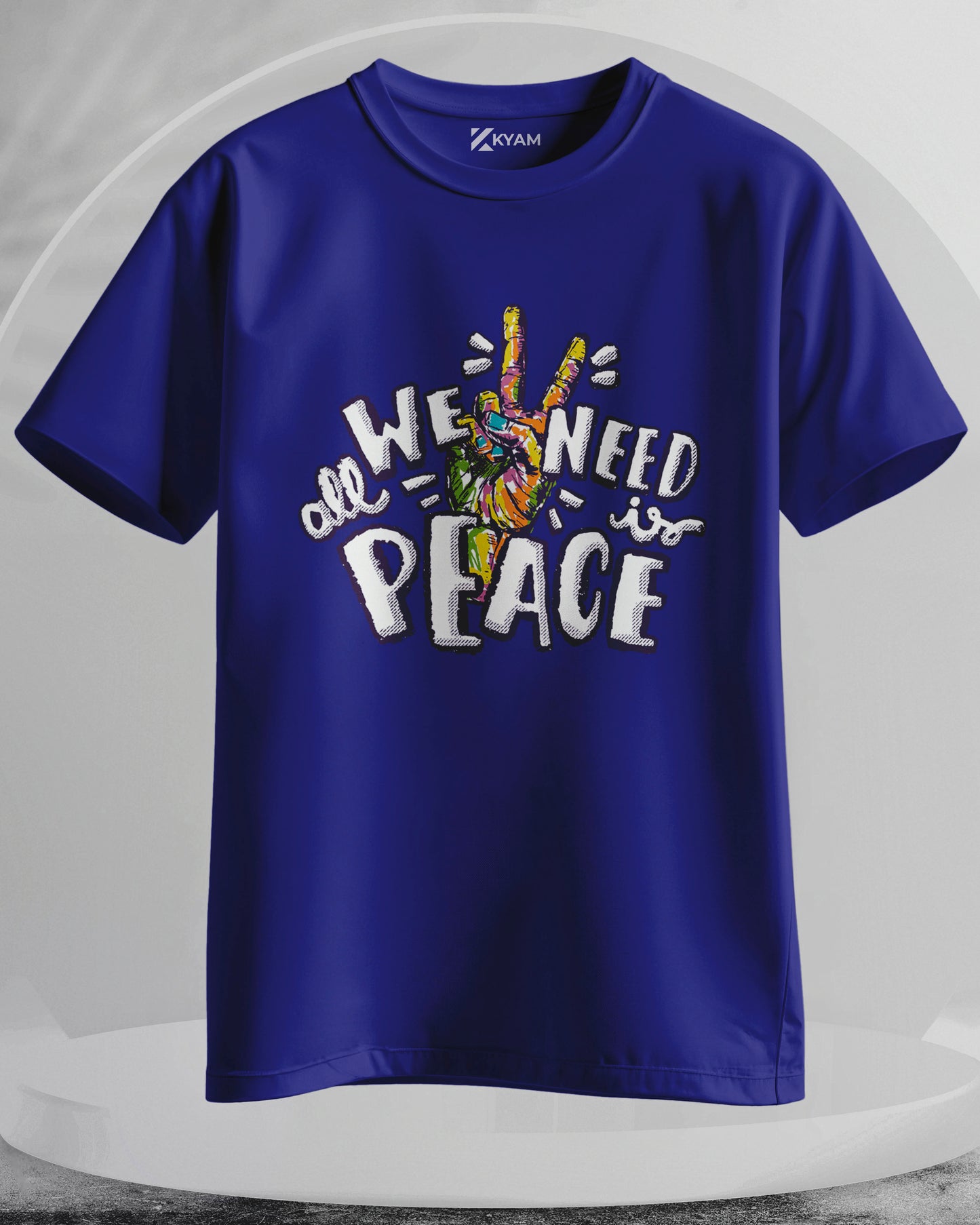 We Need Peace - Men Stylish Printed T-Shirts – (Regular)