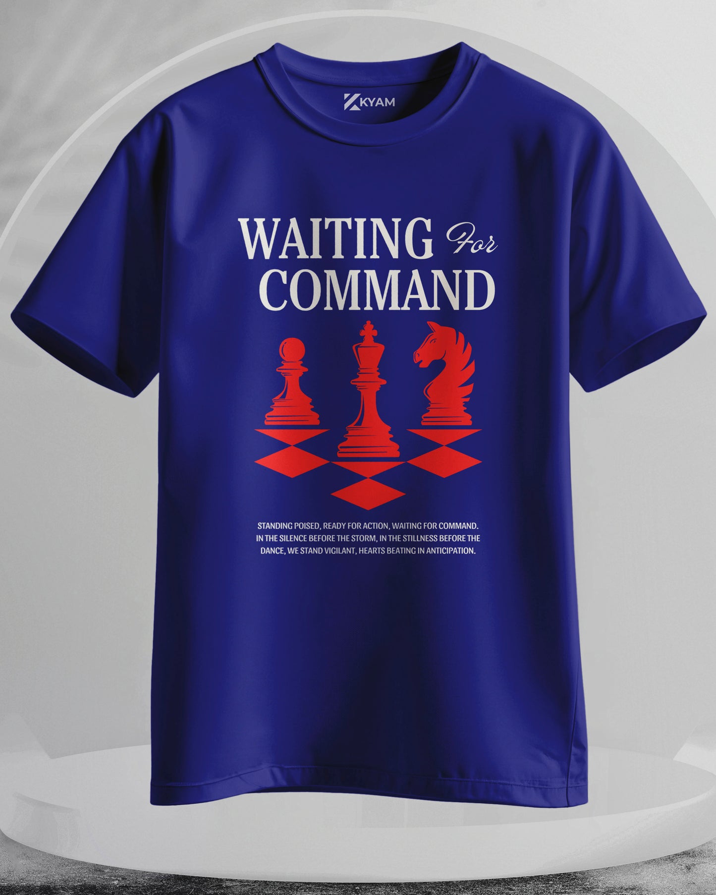 Waiting For Command - Men Stylish Printed T-Shirts – (Regular)