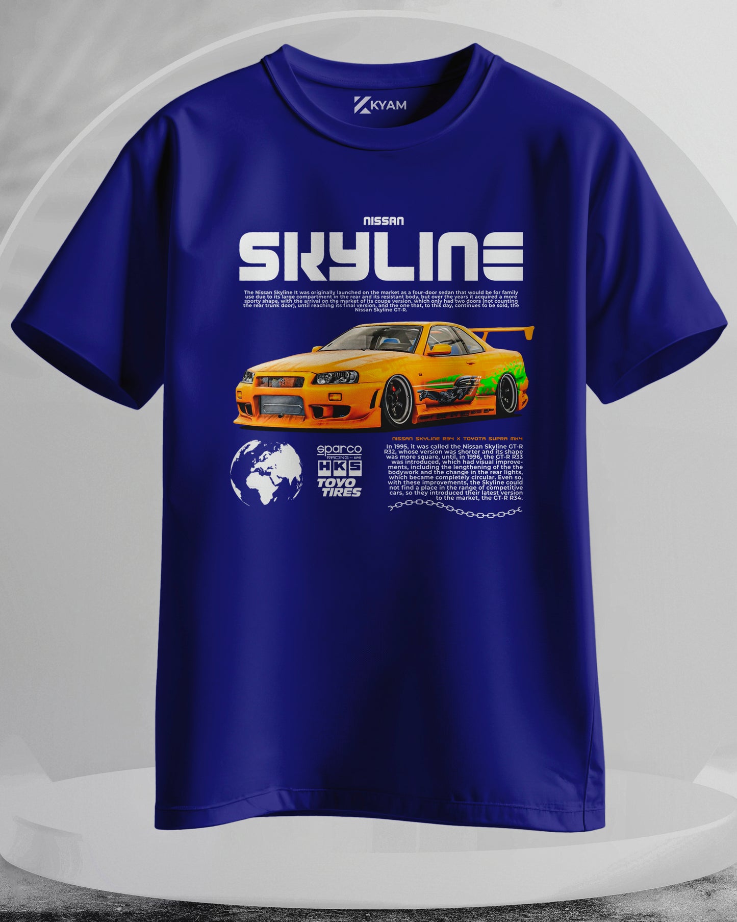 Nissan SKYLINE - Men Stylish Printed T-Shirts – (Regular)