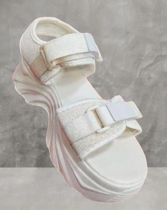 Women Adjustable Buckles Thick Platform Sandals