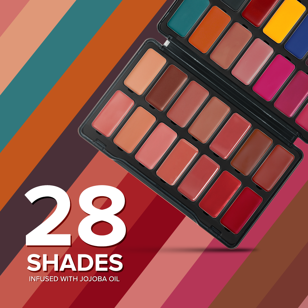Showstopper 28 Color Lip Palette-KYAMSTORE