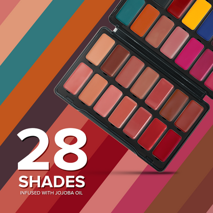 Showstopper 28 Color Lip Palette-KYAMSTORE