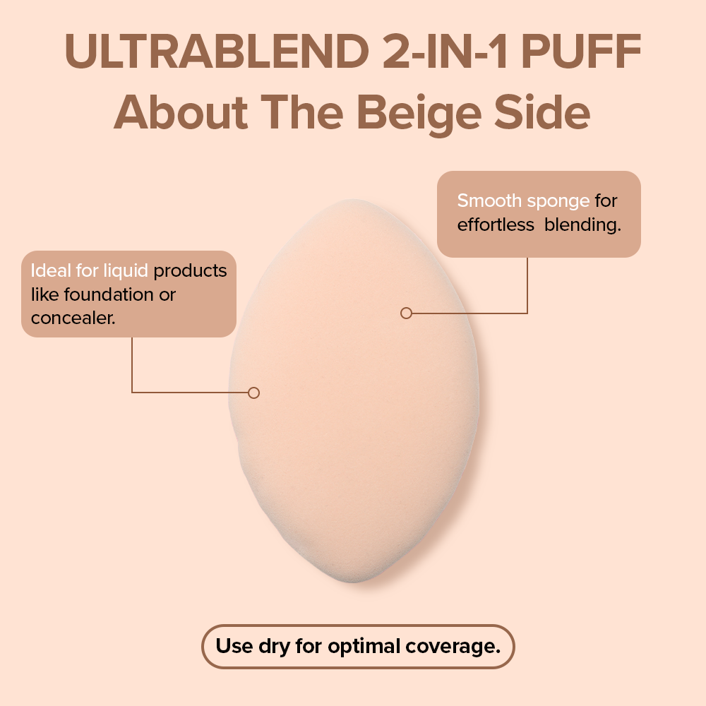 Ultrablend 2 in 1 Puff & Sponge - SP030-KYAMSTORE
