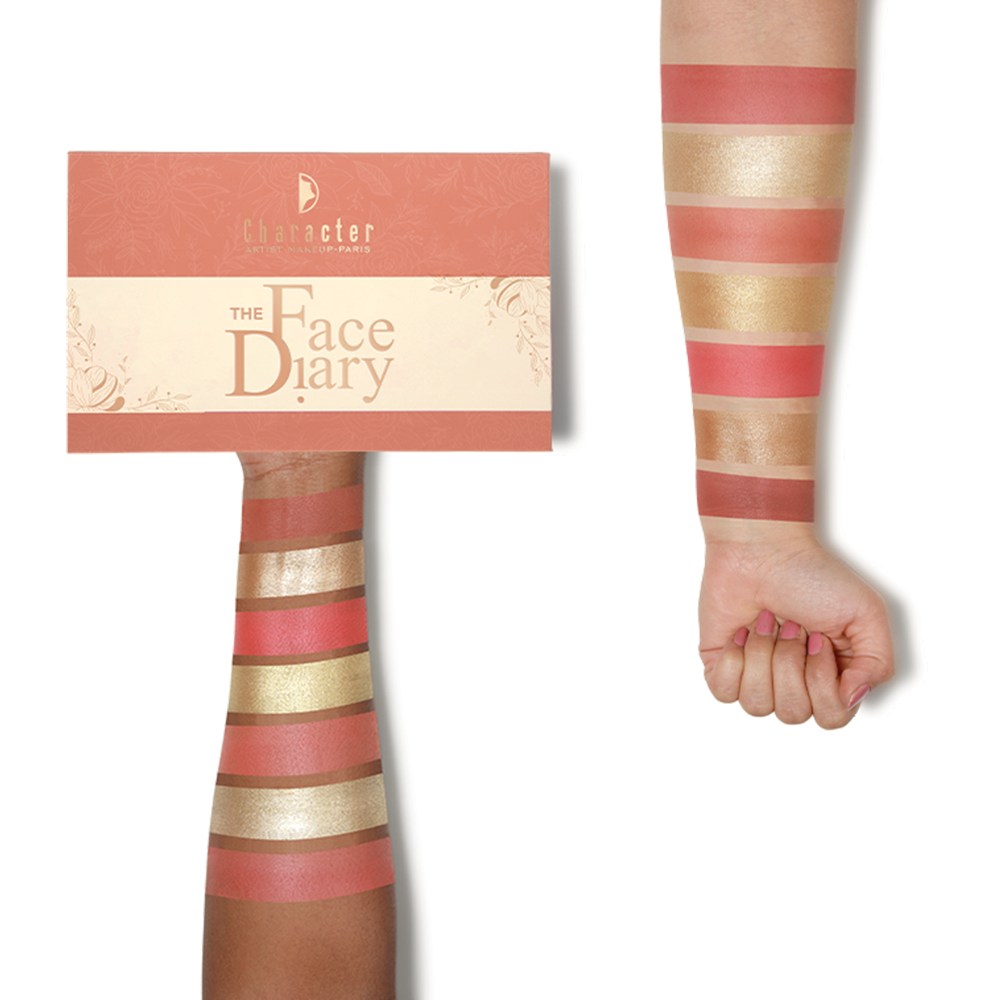 Character The Face Diary Palette-KYAMSTORE
