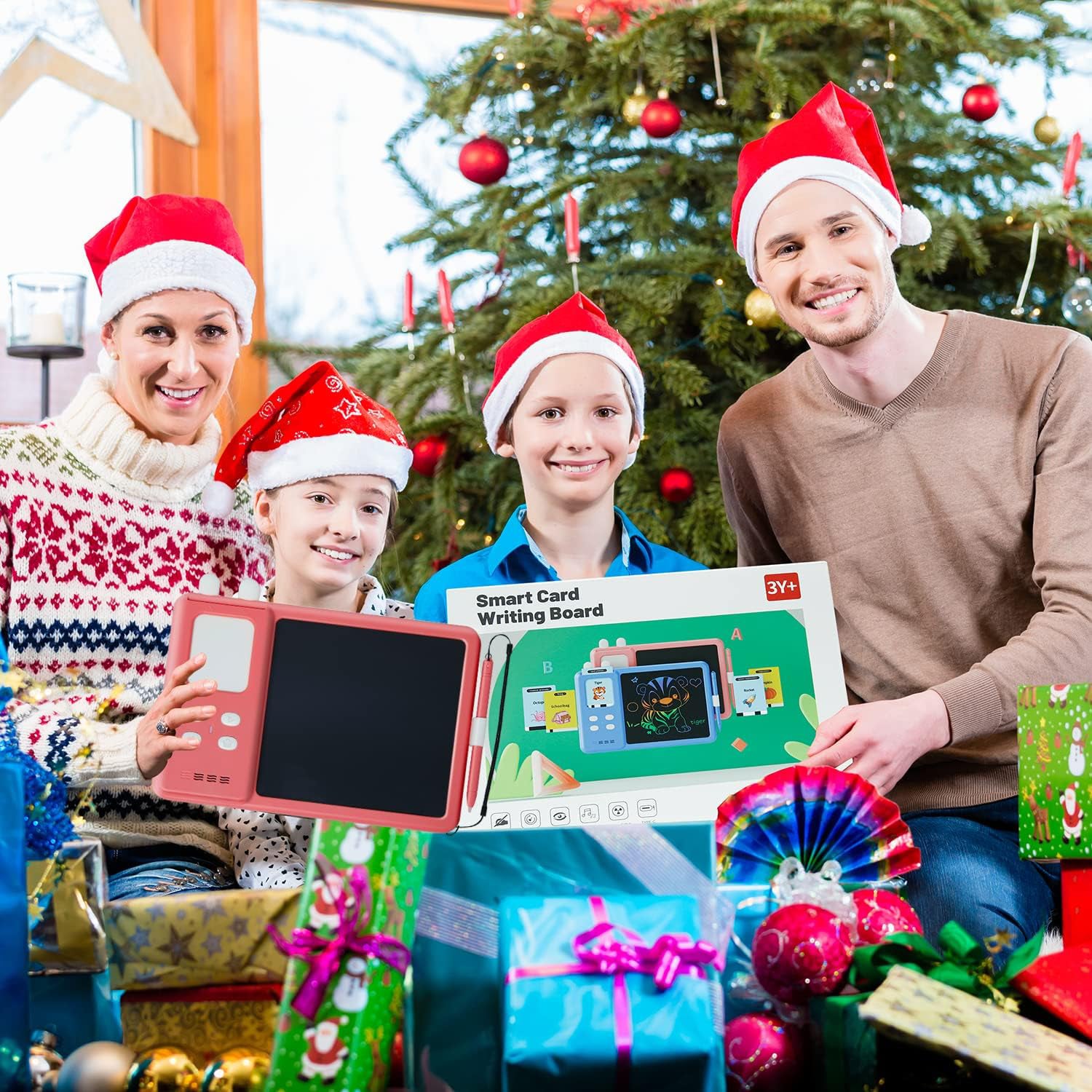 Talking Flash Cards & Drawing Tablet 2-in-1 for Kids-KYAMSTORE