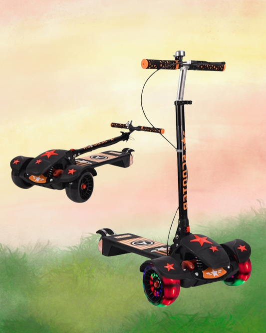 Kids Scooter, For 3 to 12 years old, Manual scooter with three wheels