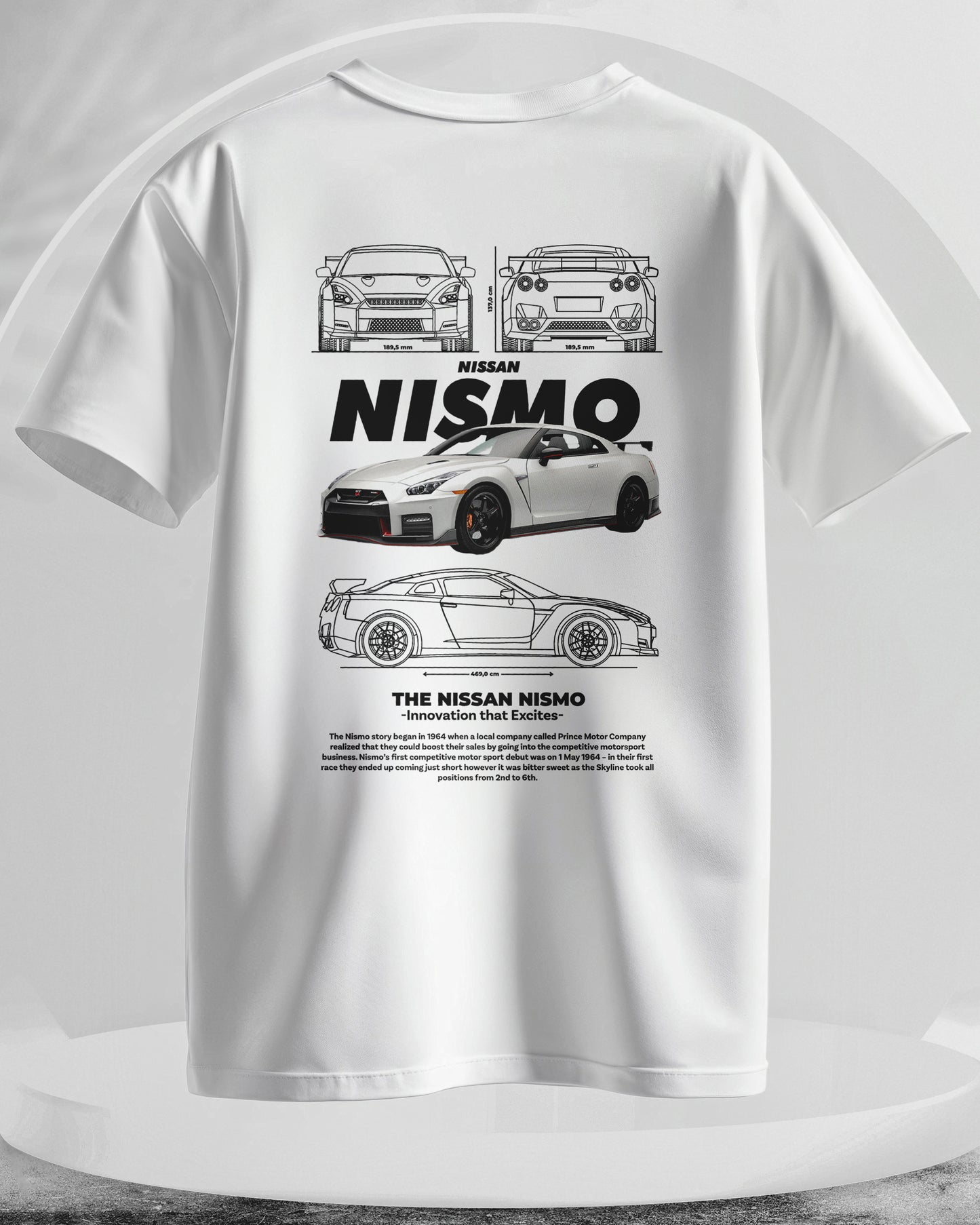 Nissan Nismo - Men Stylish Back Printed T-Shirts – (Regular)