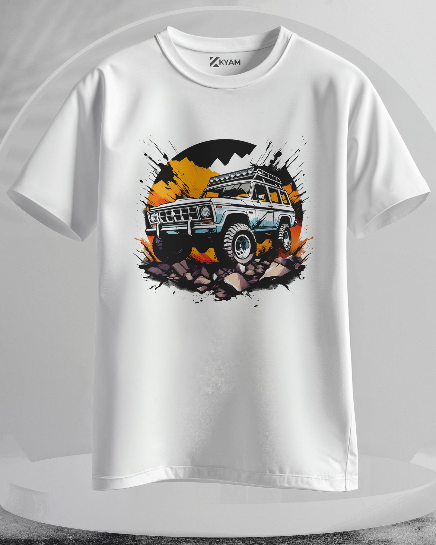 Offroad Mania- Men Stylish Printed T-Shirts – (Regular)