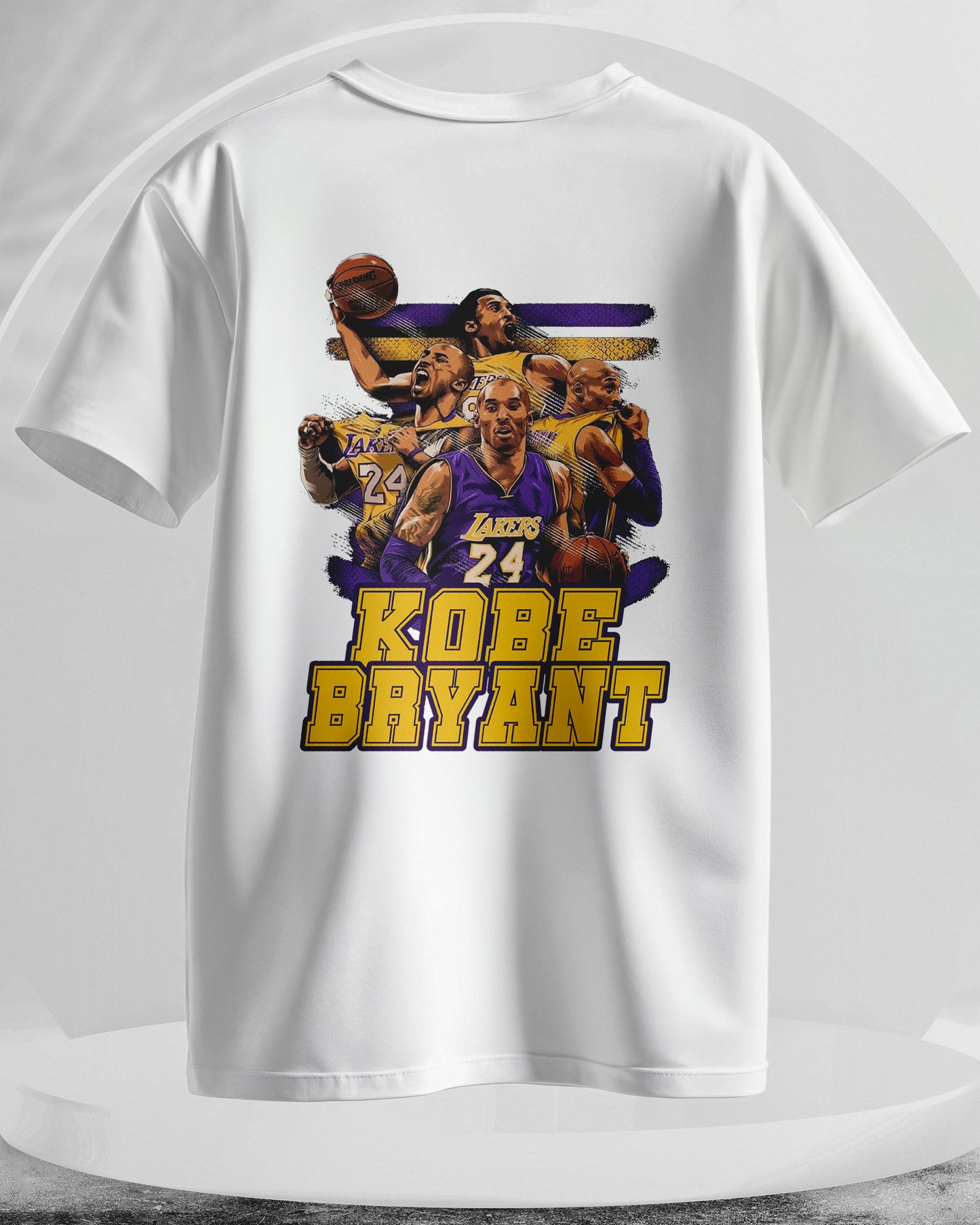 COBE BRYANT - Men Stylish Back Printed T-Shirts – (Regular)