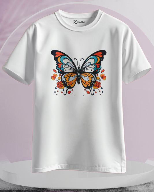 Butterfly - Women Stylish Printed T-Shirts – (Regular)