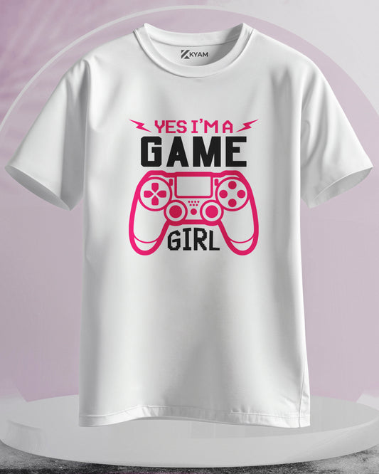 Game Girl - Women Stylish Printed T-Shirts – (Regular)
