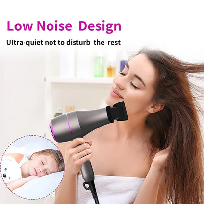 1800W Professional Hair Dryer - Ionic Blow Dryer with Diffuser