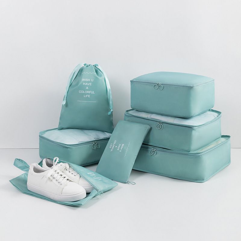 حقائب تعبئة وتغليف للحقائب، 7 قطع من حقائب تنظيم الأمتعة 