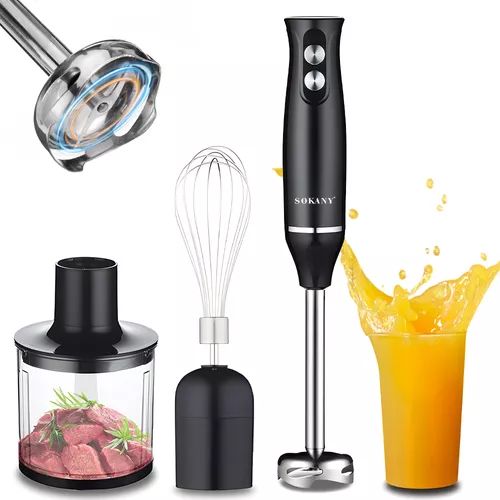 Sokany Hand Blender 4 In 1 Kitchen Master - 500W (SK-1713-4)