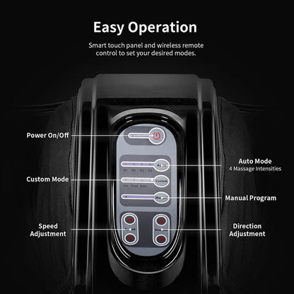 Bodycare Foot massager kneading and rolling leg calf ankle with remote