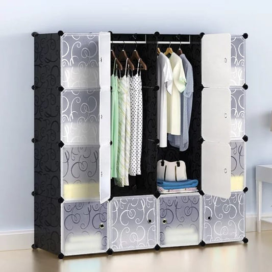 16 Cubes DIY Wardrobe Garment Storage Cube | Delivery: 2 to 3 business days | Limited stocks available | Hurry before Sold Out