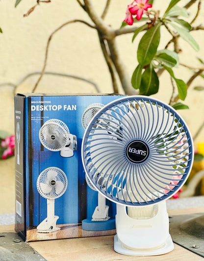 Desktop Rechargeable Mini Table Fan | Limited stocks available