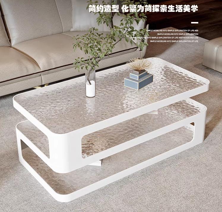 طاولة وسط غرفة المعيشة مع رف تخزين مفتوح | الكمية محدودة 