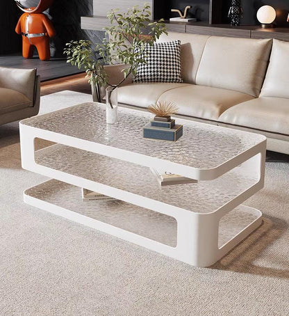 طاولة وسط غرفة المعيشة مع رف تخزين مفتوح | الكمية محدودة 