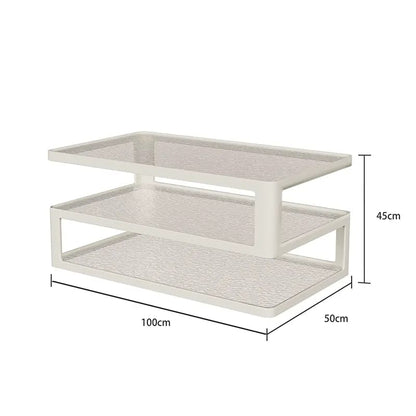 طاولة وسط غرفة المعيشة مع رف تخزين مفتوح | الكمية محدودة 