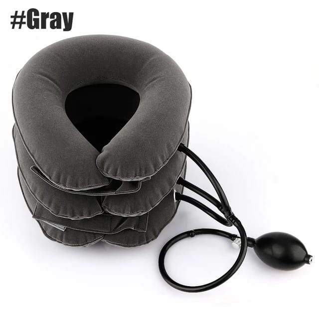 Cervical Neck Traction Device Inflatable Neck Stretcher, Chronic Neck and Shoulder Pain