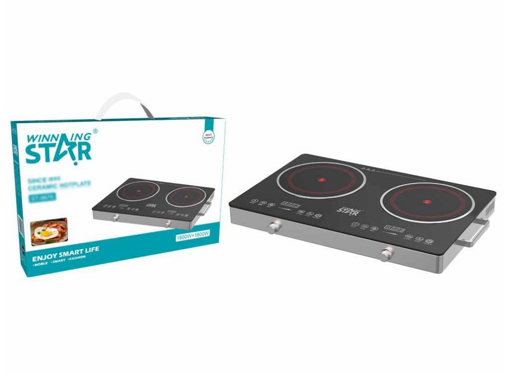 Winning Star ST-9676 3600W Double Ceramic Hotplate
