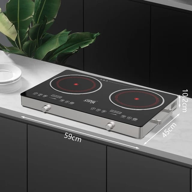 Winning Star ST-9676 3600W Double Ceramic Hotplate