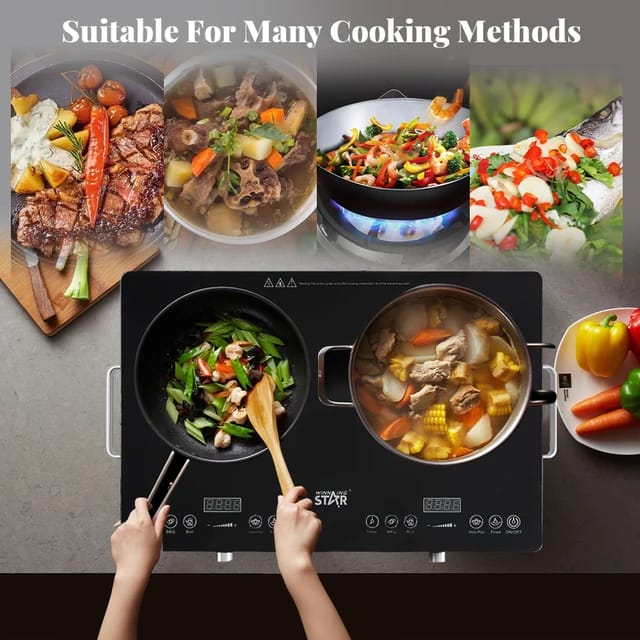 Winning Star ST-9676 3600W Double Ceramic Hotplate