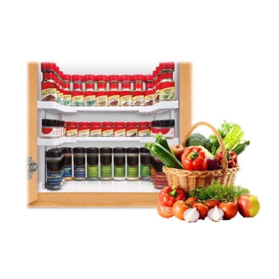 Spicy Shelf Expandable Cabinet and Spice Organizer Rack