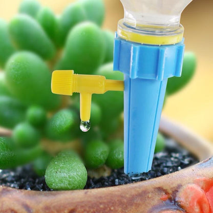 Adjustable Self-Watering Spikes for Plant Bottles with Slow-Release Control Valve - Pack of 5