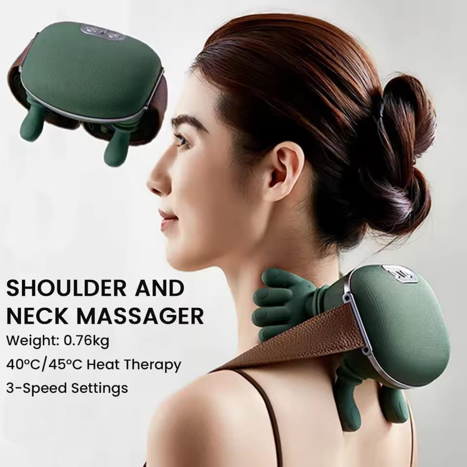 Professional home neck massager to relieve tension and stress