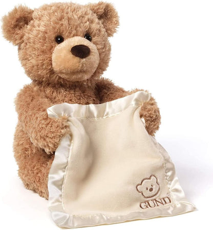 Peek-A-Boo Teddy Bear Animated Stuffed Animal Plush