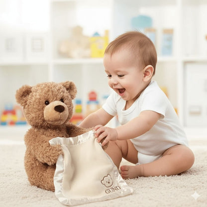 Peek-A-Boo Teddy Bear Animated Stuffed Animal Plush