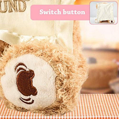 Peek-A-Boo Teddy Bear Animated Stuffed Animal Plush