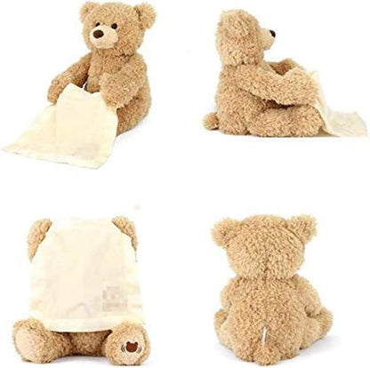 Peek-A-Boo Teddy Bear Animated Stuffed Animal Plush
