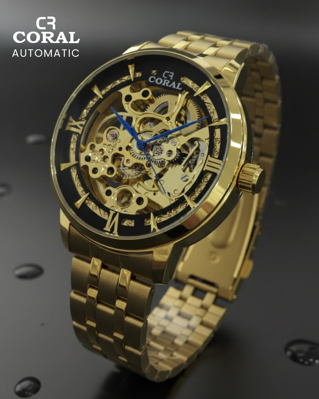 CORAL - Automatic Stainless Steel Premium Watch
