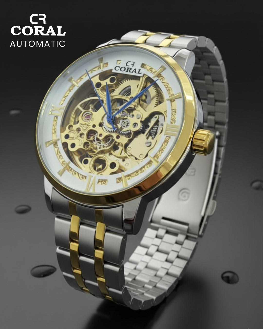 CORAL - Automatic Stainless Steel Premium Watch