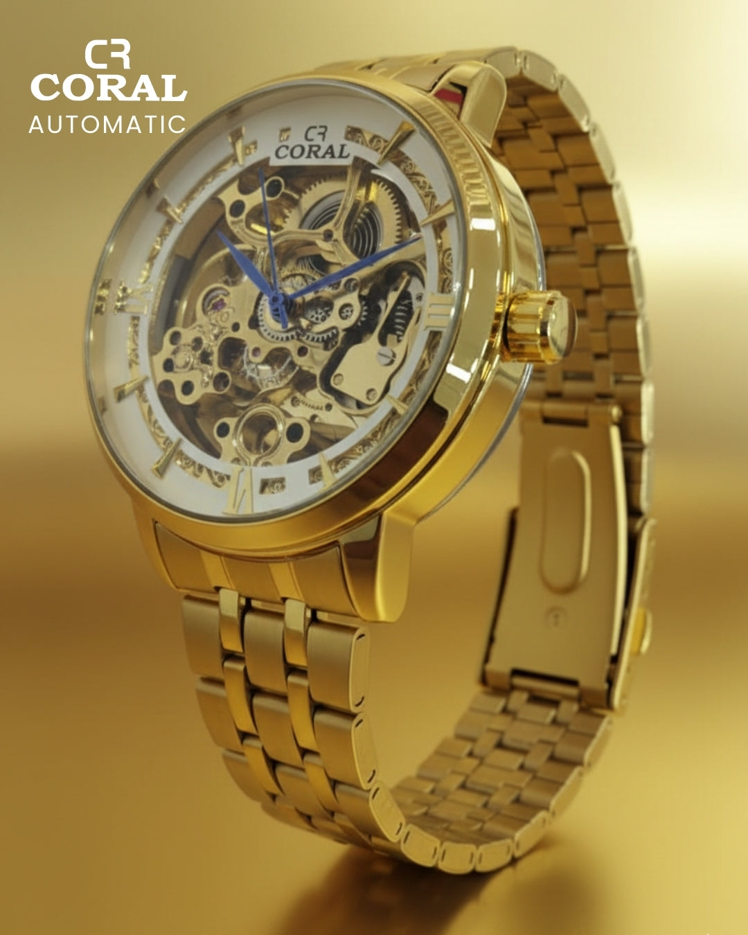 CORAL - Automatic Stainless Steel Premium Watch