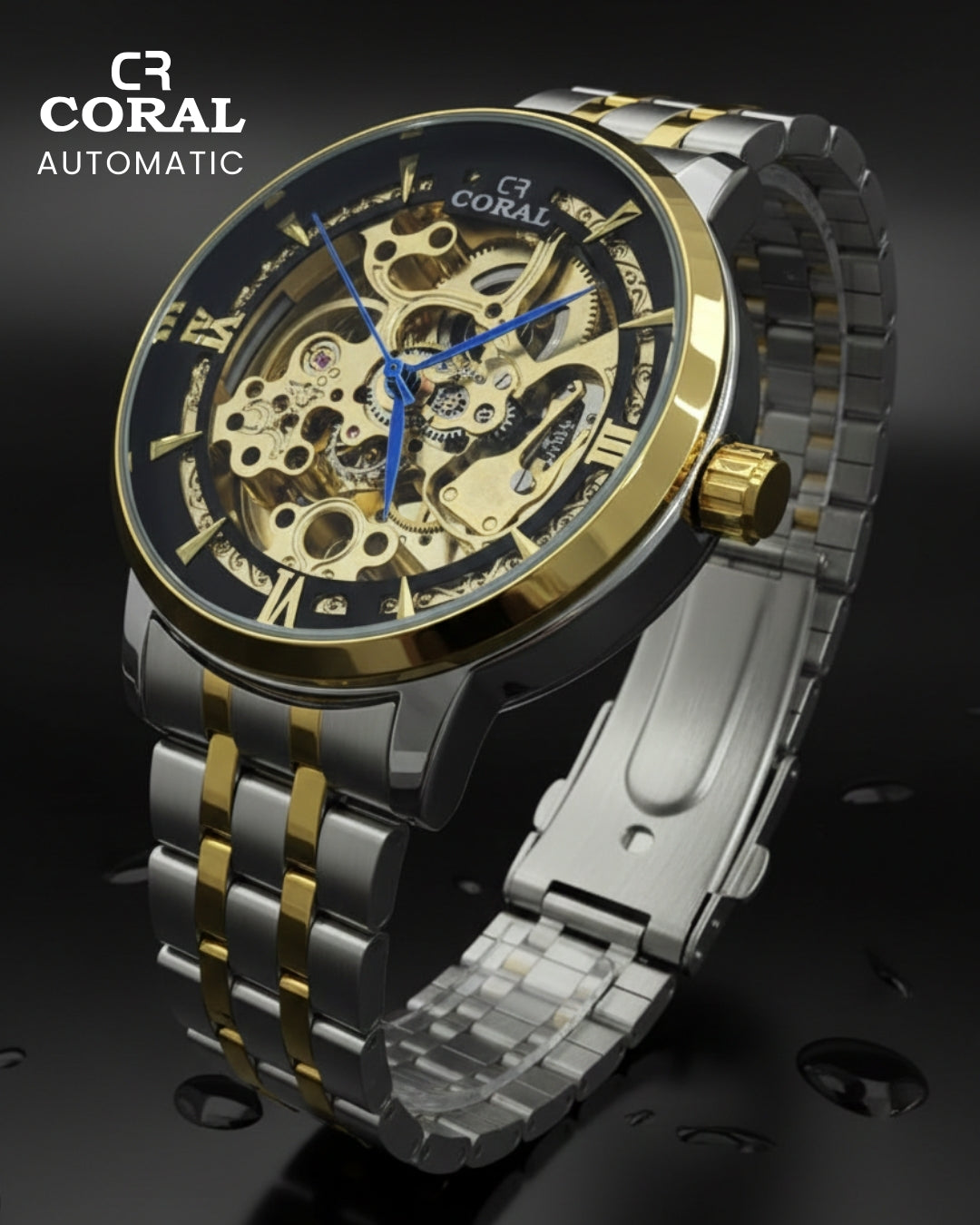 CORAL - Automatic Stainless Steel Premium Watch