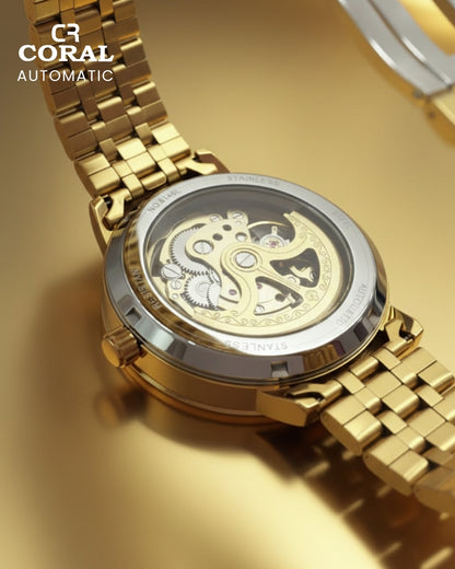 CORAL - Automatic Stainless Steel Premium Watch