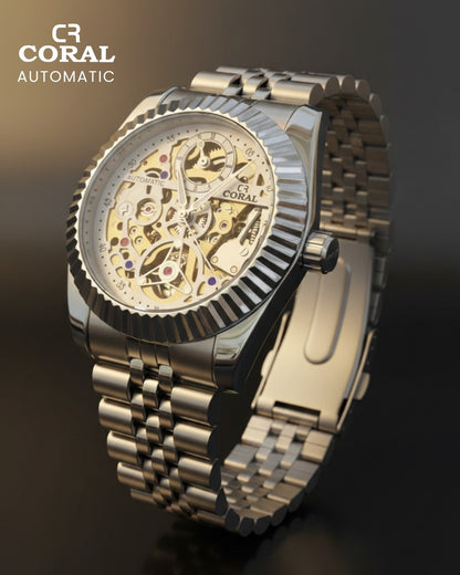 CORAL - Automatic Stainless Steel Premium Watch