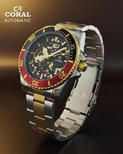 CORAL - Automatic Stainless Steel Premium Watch