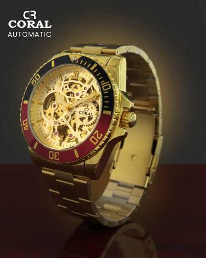 CORAL - Automatic Stainless Steel Premium Watch