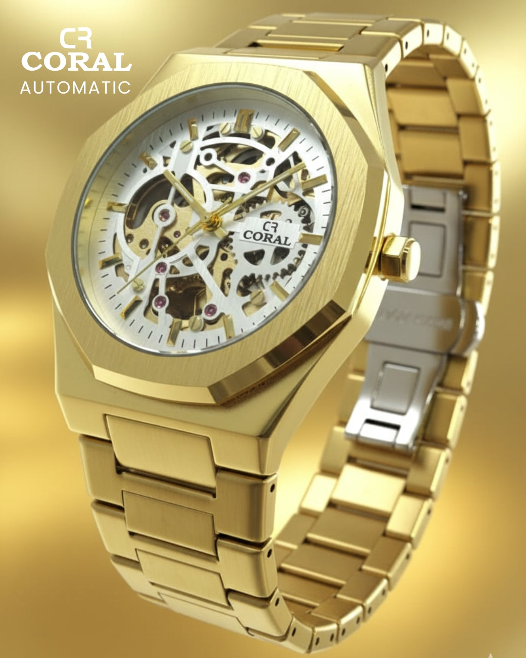 CORAL - Automatic Stainless Steel Premium Watch