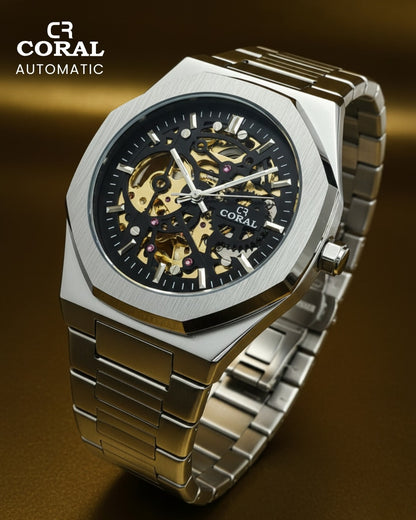 CORAL - Automatic Stainless Steel Premium Watch