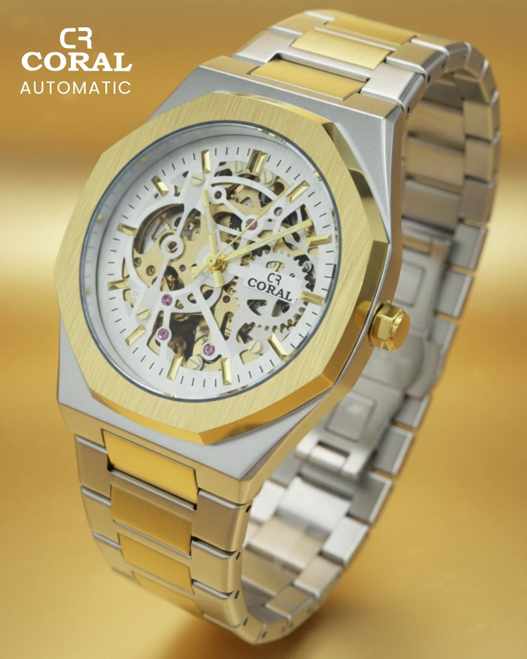 CORAL - Automatic Stainless Steel Premium Watch