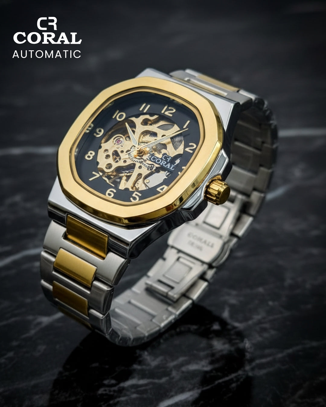 CORAL - Automatic Stainless Steel Premium Watch